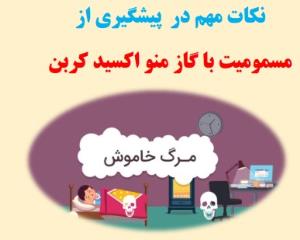 نکات مهم در پیشگیری از مسمومیت با گاز منواکسید کربن