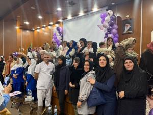 برگزاری مراسم روز جهانی نوزادان نارس در بیمارستان الزهرای تبریز