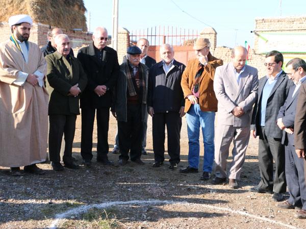 کلنگ زنی ساختمان جدید خانه بهداشت روستای جانقور