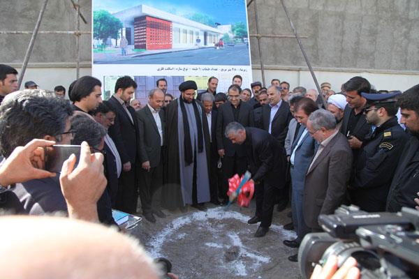 کلنگ‌زنی مرکز کانون دوستدار سالمند توسط "سید حسن قاضی‌زاده هاشمی"