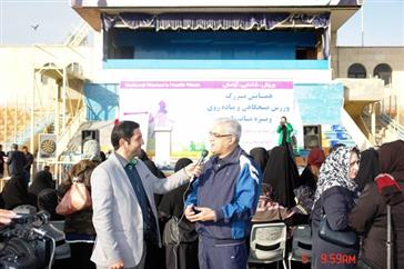 همایش بزرگ ورزش صبحگاهی وپیاده روی بانوان به مناسبت هفته ملی سلامت بانوان ایران