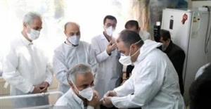 اولین واکسن کرونا در مركز آموزشي درماني امام رضا(ع)تزريق شد.