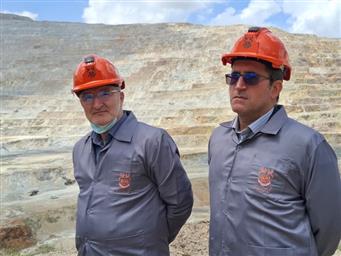 بازدید دکتر کوشا از مجتمع مس سونگون ورزقان