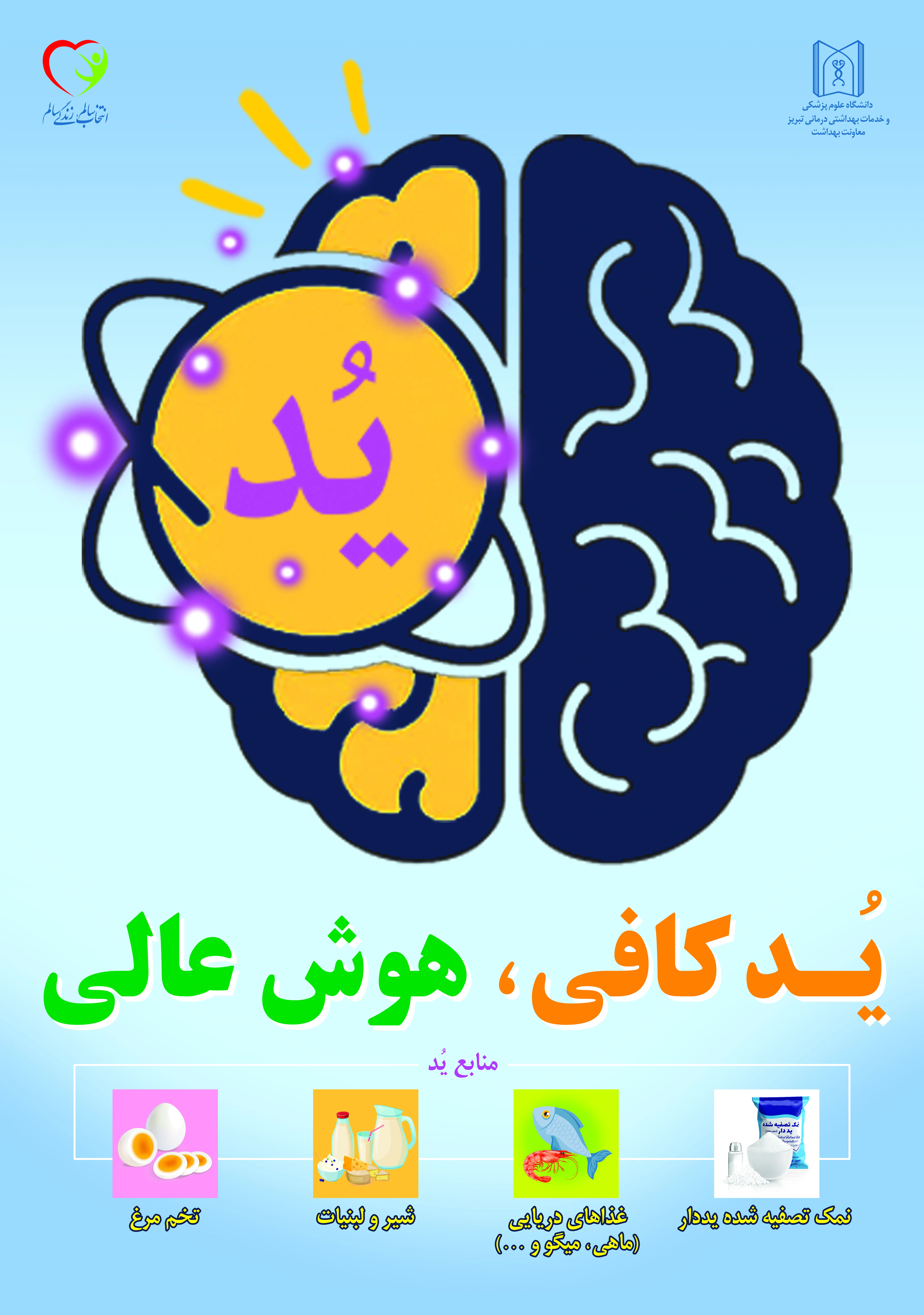 کمپین آموزش همگانی ارتقا دریافت ید با شعار « یُد کافی، هوش عالی» در سراسر استان اجرا می‌شود.